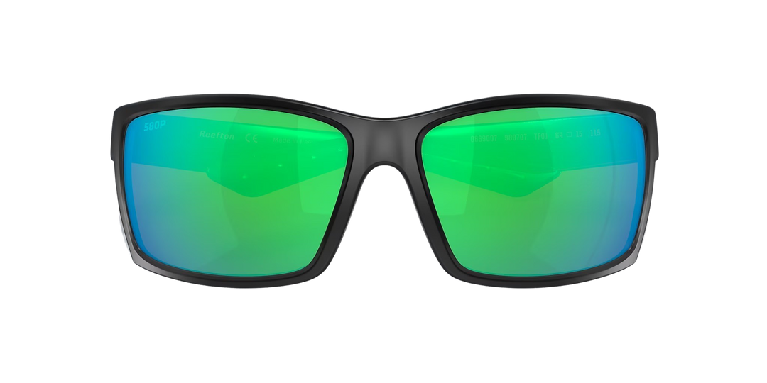 Costa Del Mar Reefton RFT 01 OGMP Blackout Frame | Green Mirror 580P Lens