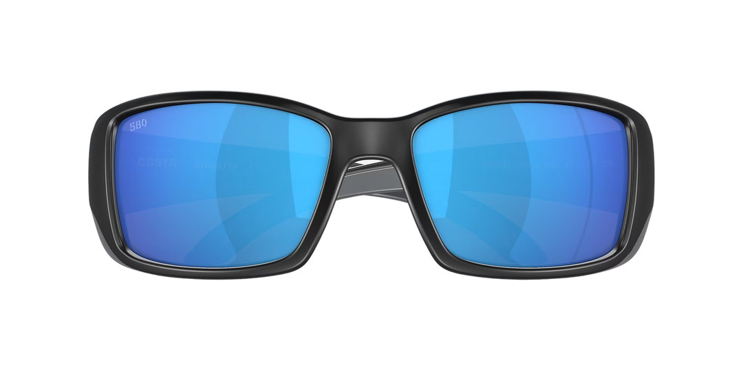 Costa Del Mar Blackfin Matte Black Frame | Blue Mirror 580G Lens