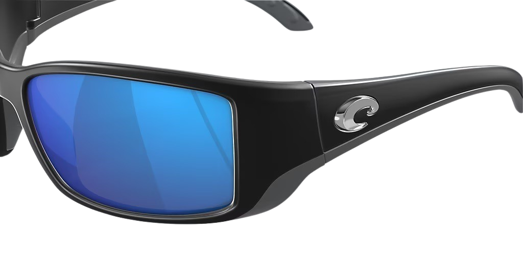 Costa Del Mar Blackfin Matte Black Frame | Blue Mirror 580G Lens