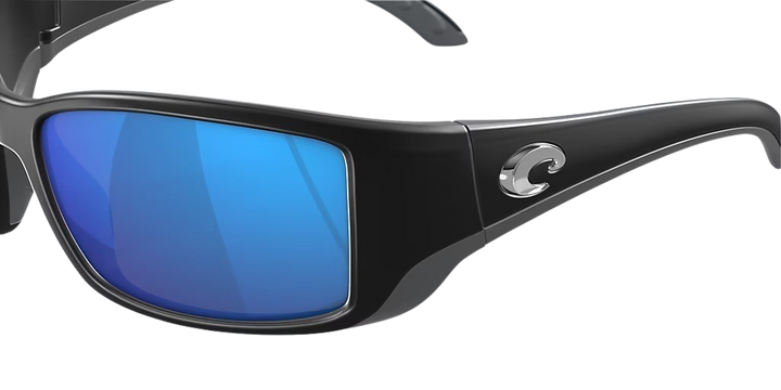 Costa Del Mar Blackfin Matte Black Frame | Blue Mirror 580G Lens