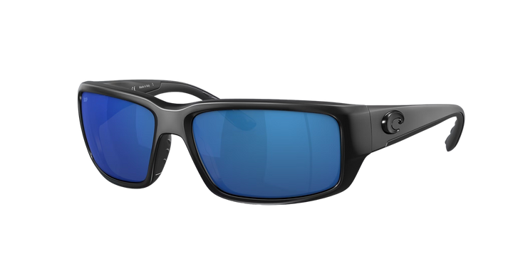 Costa Del Mar Fantail TF 01 OBMP Blackout Frame | Blue Mirror 580P Lens