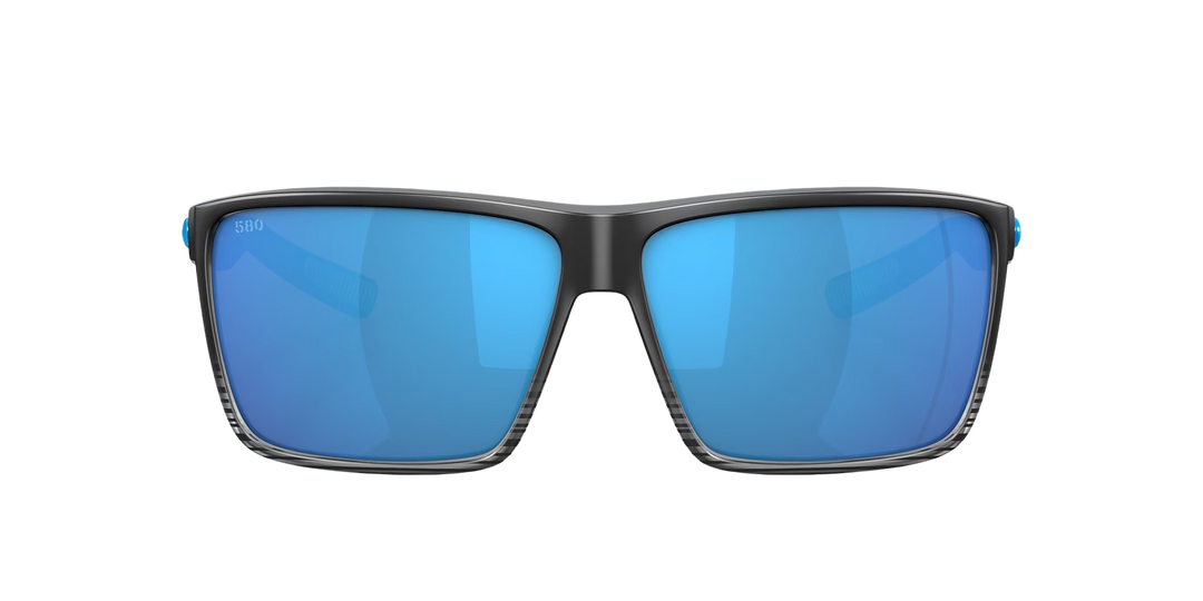 Costa Del Mar Rincon RIN 179 OBMGLP Matte Smoke Crystal Fade Frame | Blue Mirror 580G Lens