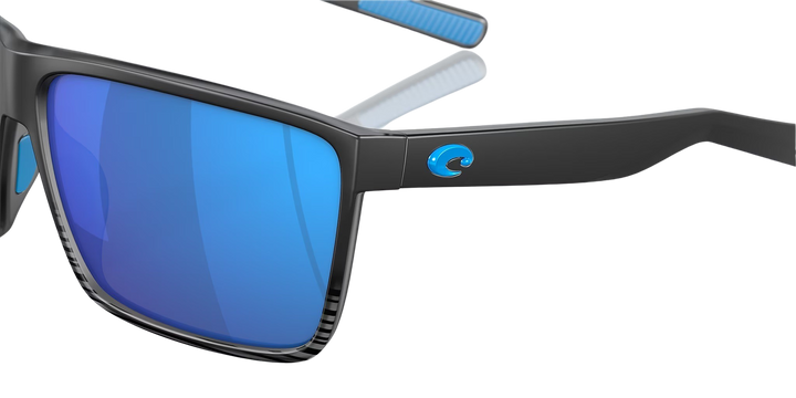 Costa Del Mar Rincon RIN 179 OBMGLP Matte Smoke Crystal Fade Frame | Blue Mirror 580G Lens