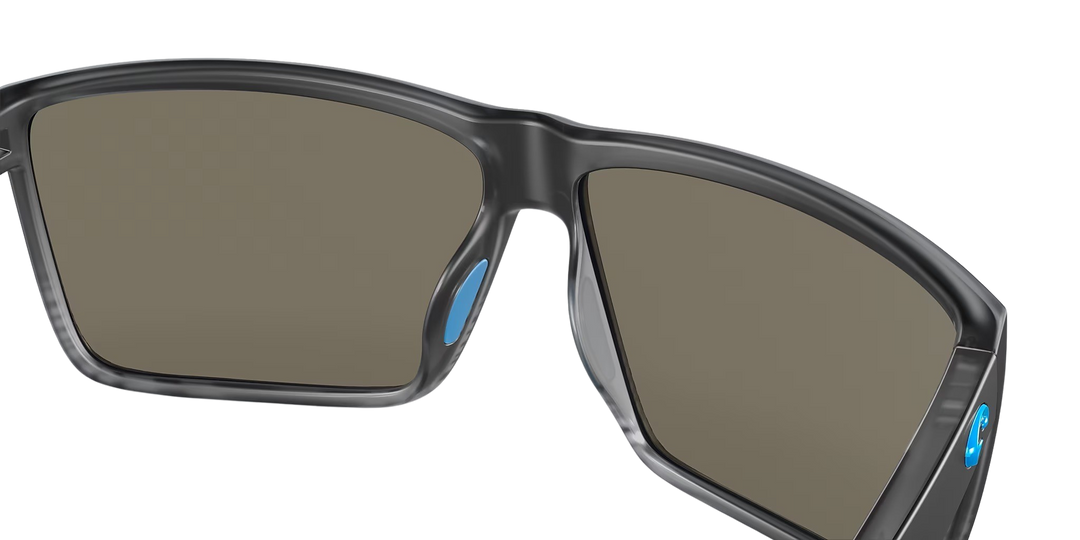 Costa Del Mar Rincon RIN 179 OBMGLP Matte Smoke Crystal Fade Frame | Blue Mirror 580G Lens