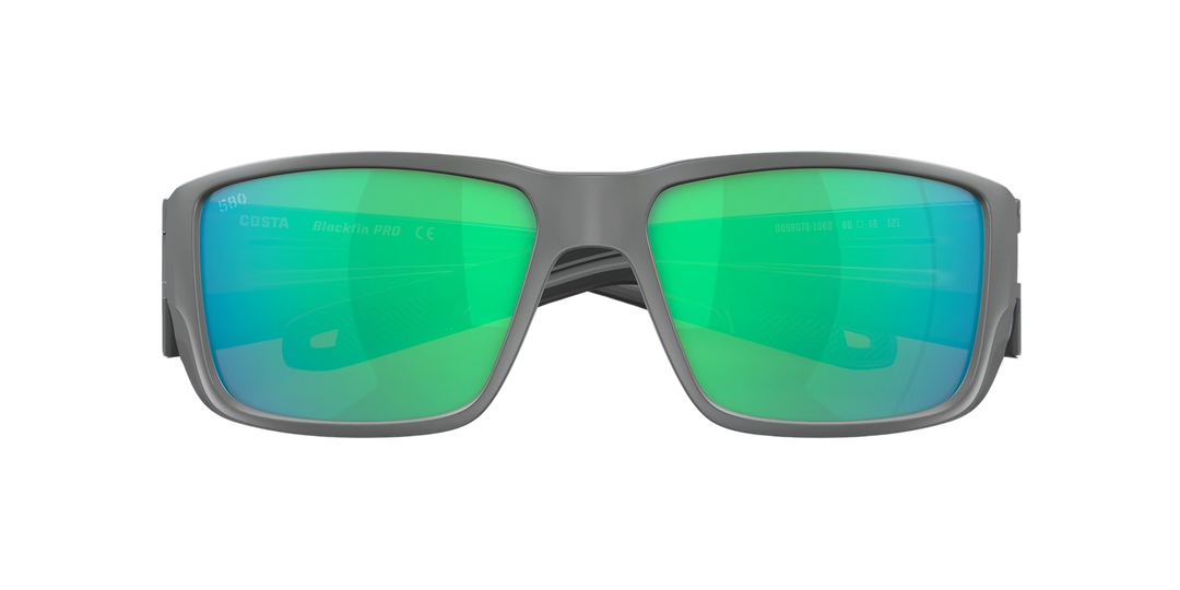 Costa Del Mar Blackfin Pro 06S9078 907810 Matte Gray Frame | Green Mirror 580G Lens