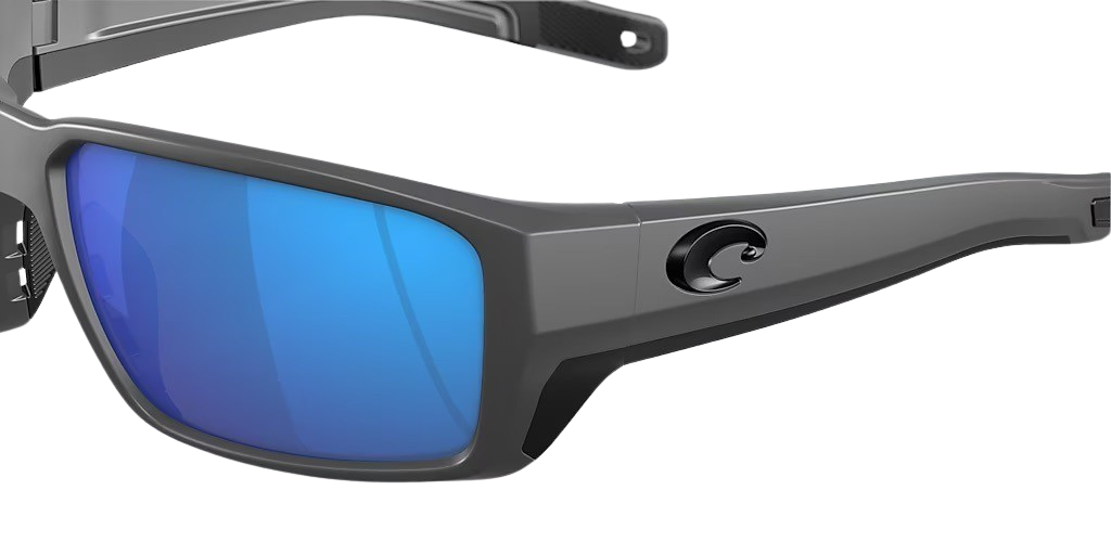 Costa Del Mar Fantail Pro 06S9079 907909 Matte Gray Frame l Blue Mirror 580G Lens