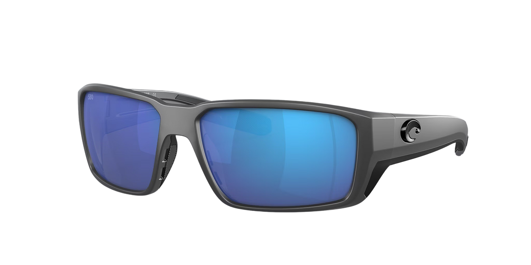 Costa Del Mar Fantail Pro 06S9079 907909 Matte Gray Frame l Blue Mirror 580G Lens