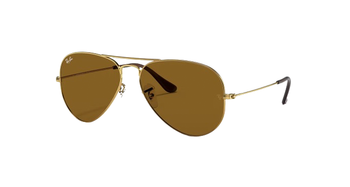 Ray Ban Aviator Large Metal Arista Frame l B-15 Brown Lens