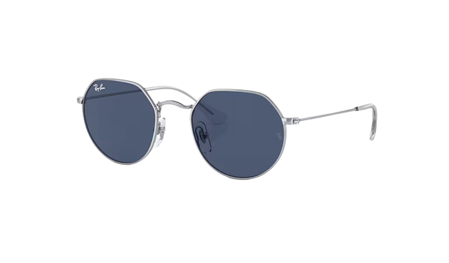 Ray-Ban Youth Jack Silver Frame l Dark Blue Lens