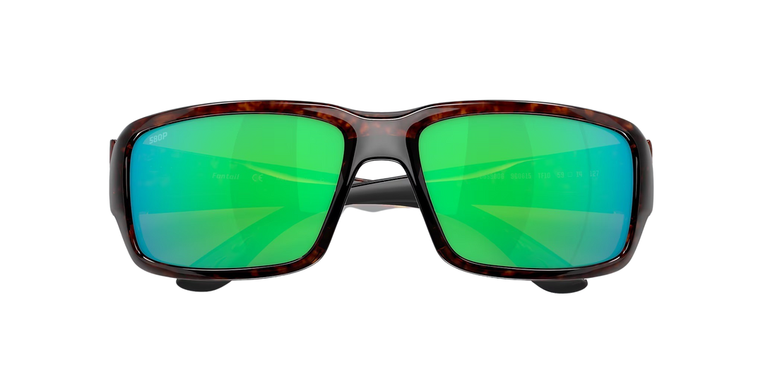 Costa Del Mar Fantail TF 10 OGMP Tortoise Frame | Green Mirror 580P Lens