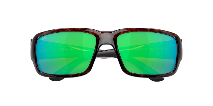 Costa Del Mar Fantail TF 10 OGMP Tortoise Frame | Green Mirror 580P Lens