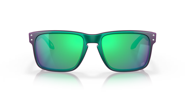 Oakley Holbrook Troy Lee Designs OO9102-T455 Matte Purple Green Shift Frame l Prizm Jade Lens