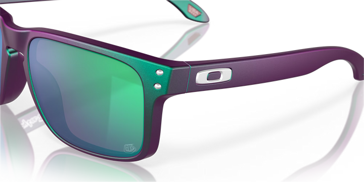 Oakley Holbrook Troy Lee Designs OO9102-T455 Matte Purple Green Shift Frame l Prizm Jade Lens