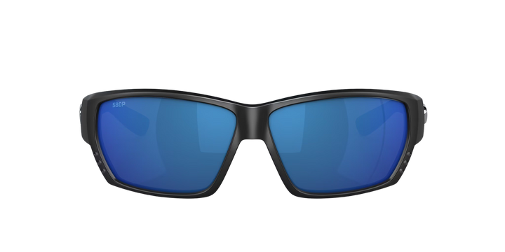 Costa Del Mar Tuna Alley TA 11 OBMP Matte Black Frame | Blue Mirror 580P Lens