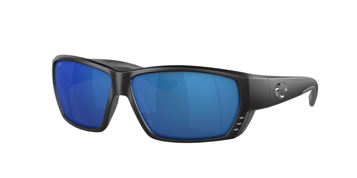 Costa Del Mar Tuna Alley TA 11 OBMP Matte Black Frame | Blue Mirror 580P Lens