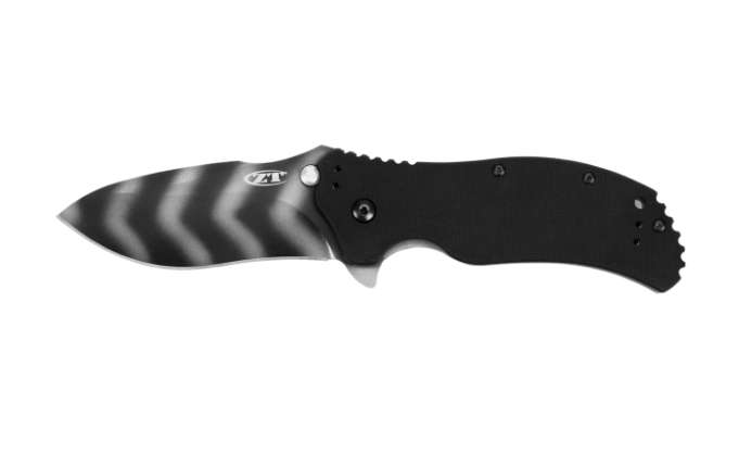 Zero Tolerance 0350TS Onion Assist Folder Black G-10 T Stripe Knife