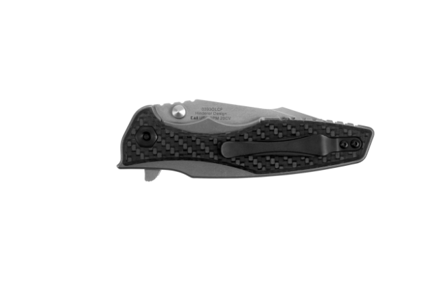 Zero Tolerance 0393GLCF Hinderer KVT Glow CF/20CV Knife