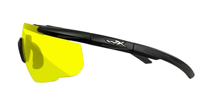 Wiley X Saber Advanced 300 Matte Black Frame | Pale Yellow Lens