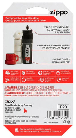 Zippo Emergency Fire Kit