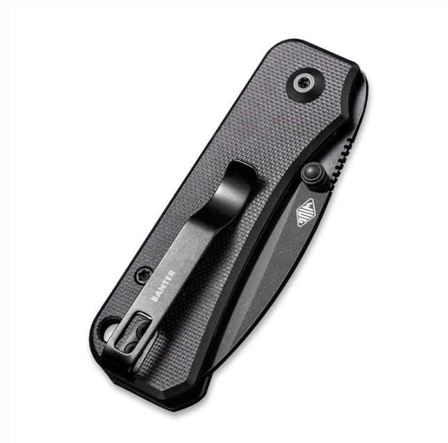 CIVIVI Baby Banter C19068S-2 Black G10 Handle | Black Stonewashed Nitro-V Blade