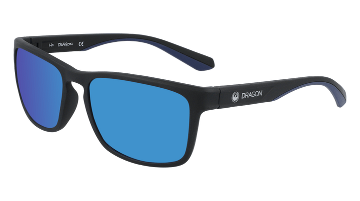 Dragon Blaise LL 5918-003 Matte Black Frame | Lumalens Blue Lens