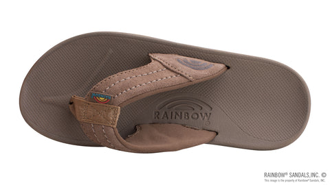 Rainbow Sandals Men's East Cape - Molded Rubber with Natural Suede Strap