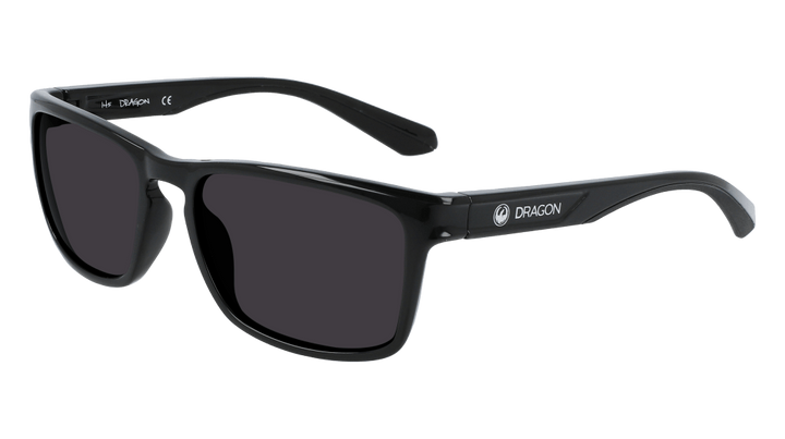 Dragon Blaise LL 5918-001 Black Frame | Lumalens Smoke Polarized Lens