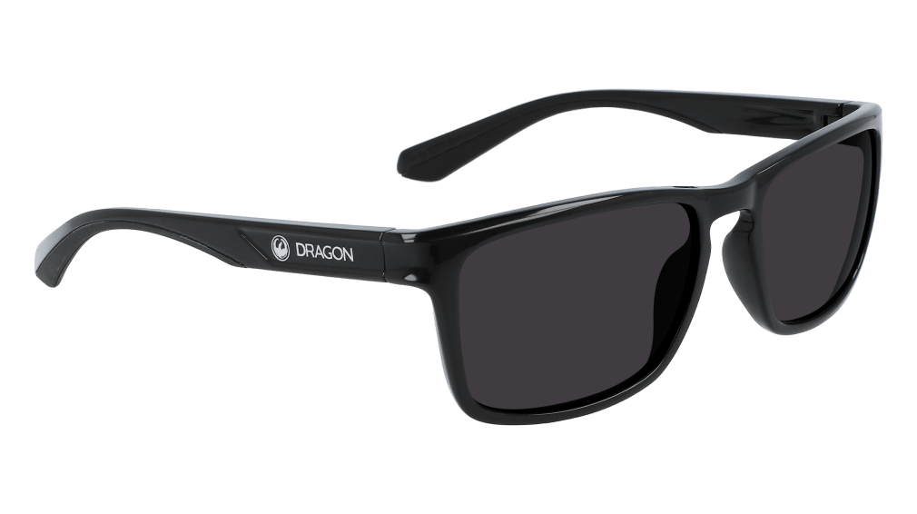 Dragon Blaise LL 5918-001 Black Frame | Lumalens Smoke Polarized Lens