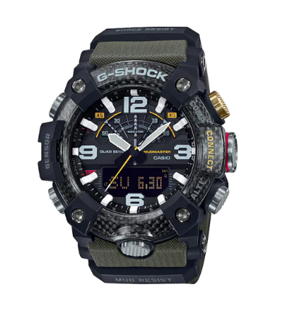 G-Shock GG-B100-1A3CR Mudmaster AD Resin BT Green