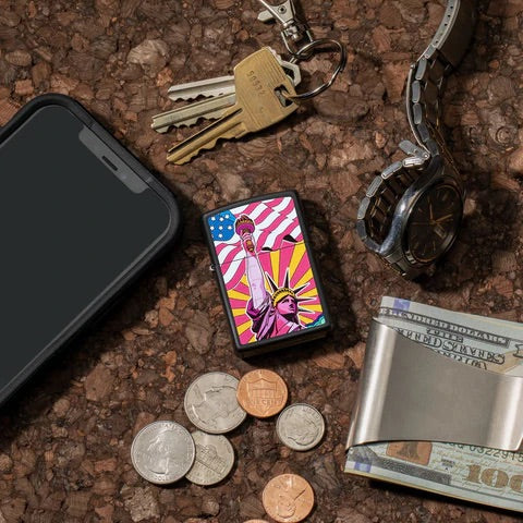 Zippo 49784 Lady Liberty Lighter