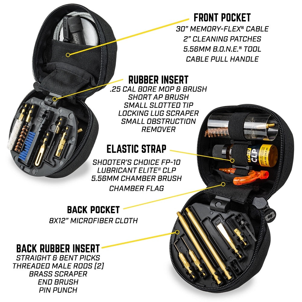 Otis MSR/AR Cleaning Kit (.223 cal/5.56mm)