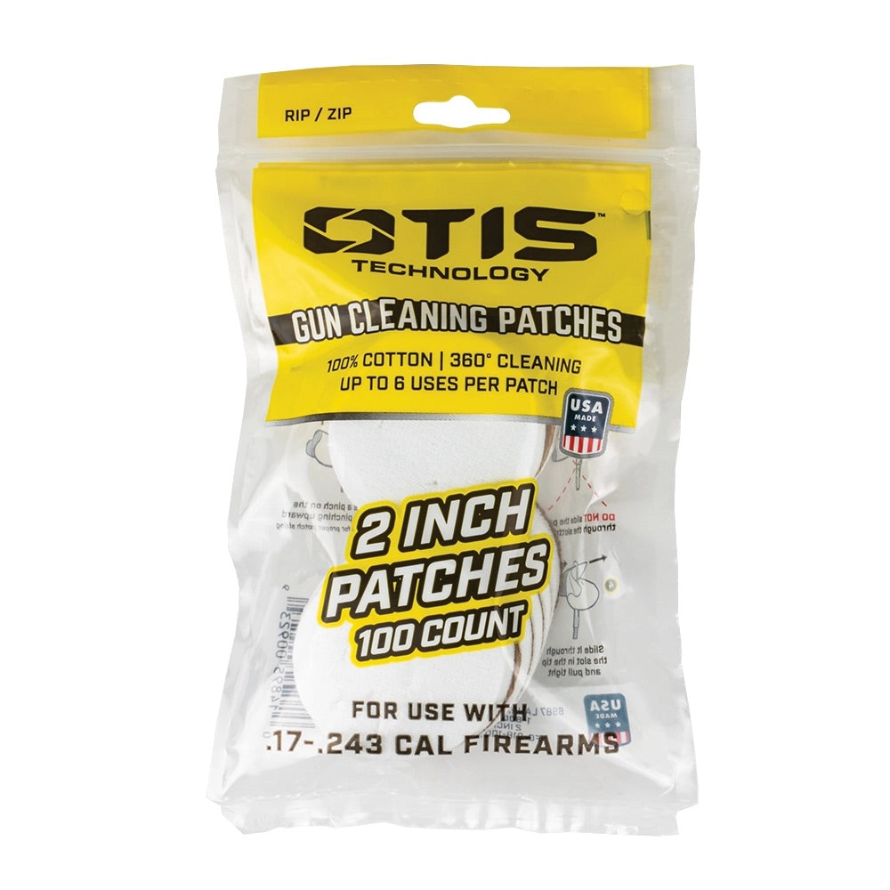 Otis 2" Small Caliber Cleaning Patches