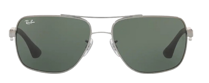 Ray-Ban RB3483 Gunmetal Frame | Dark Green Lens