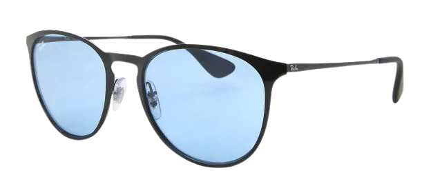 Ray-Ban Erika Metal RB3539 002/Q2 Black Frame | Blue Photochromic Lens