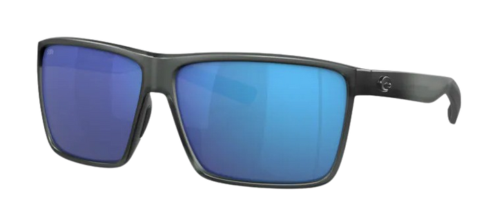 Costa Rincon RIN 156 OBMGLP Matte Smoke Crystal Frame | Blue Mirror 580G Lens