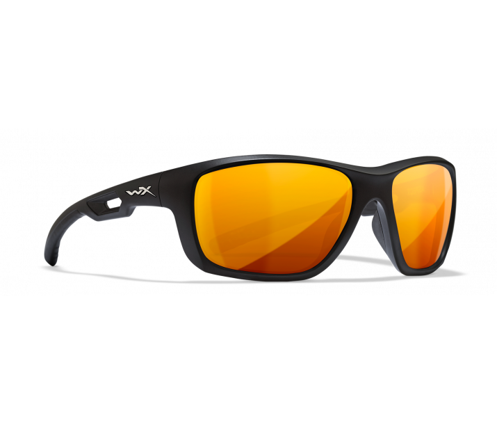 Wiley X Aspect ACASP04 Matte Black Frame | Captivate Polarized Bronze Mirror Lens