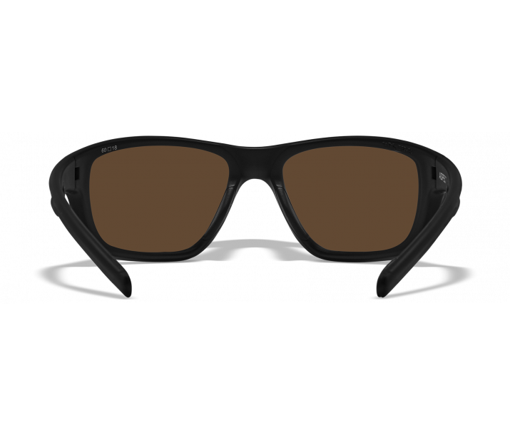 Wiley X Aspect ACASP04 Matte Black Frame | Captivate Polarized Bronze Mirror Lens