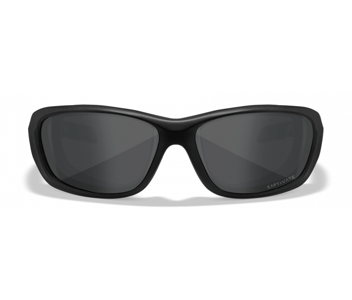 Wiley X Gravity CCGRA08 Matte Black Frame | Captivate Polarized Grey Lens