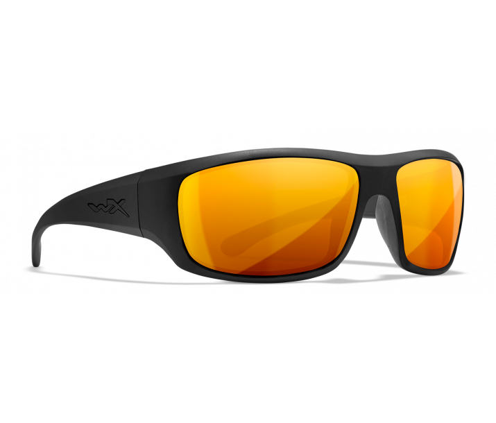 Wiley X Omega ACOME04 Matte Black Frame | Captivate Polarized Bronze Mirror Lens