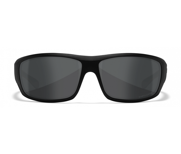 Wiley X Omega ACOME08 Matte Black Frame | Captivate Polarized Grey Lens