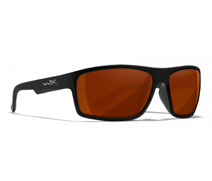 Wiley X Peak ACPEA02 Matte Black Frame | Captivate Polarized Copper Lens