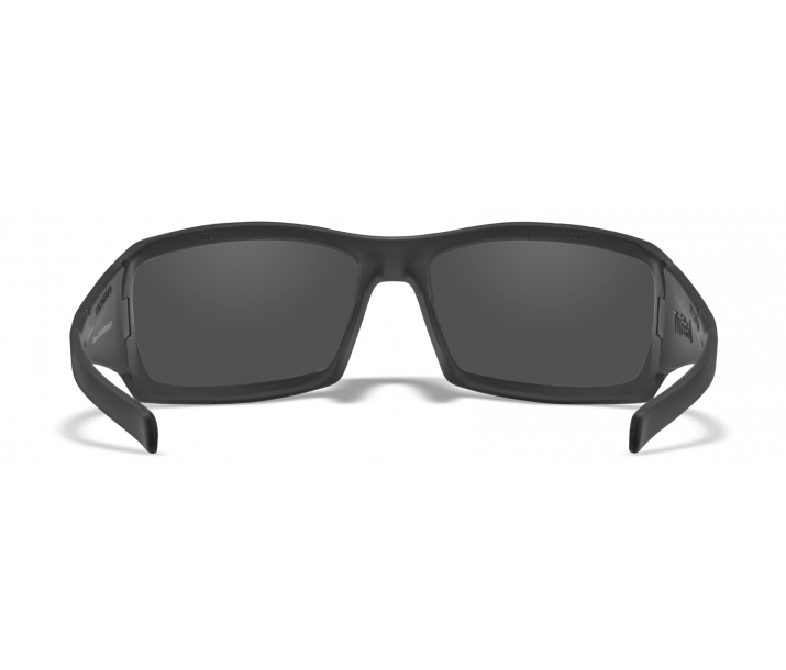 Wiley X Twisted SSTWI09 Matte Grey Frame | Captivate Polarized Blue Mirror Lens